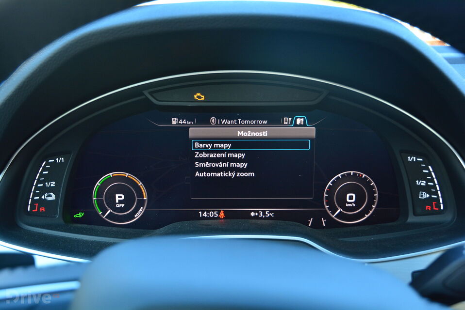 Audi Q7 e-tron virtual cockpit