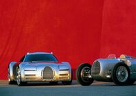 Audi Rosemeyer Concept (2000) a Auto Union Typ C (1936)