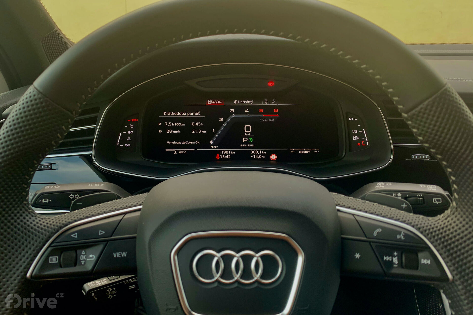 Audi SQ7 virtual cockpit