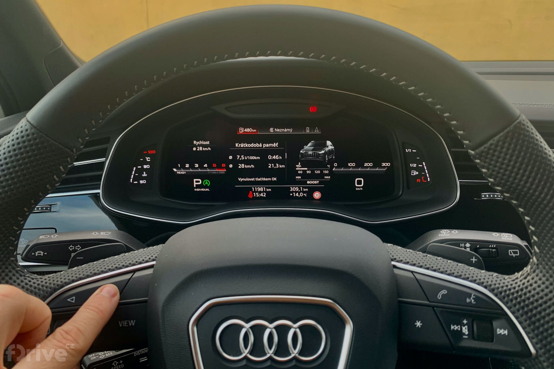 Audi SQ7 virtual cockpit