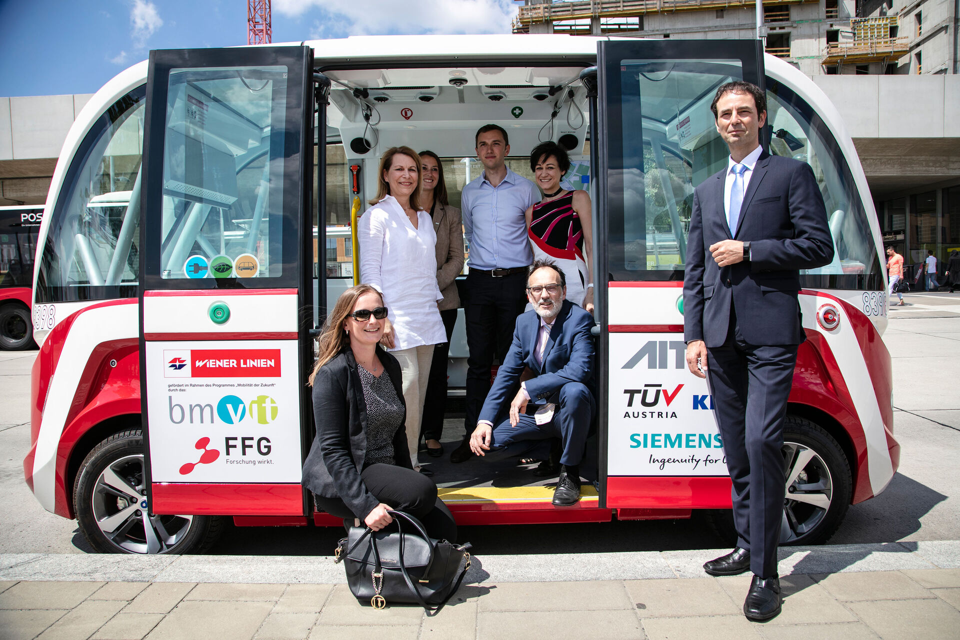 Autonomní autobus ve Vídní