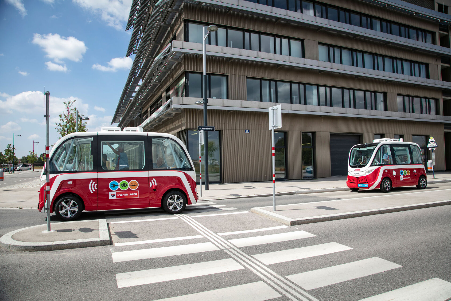 Autonomní autobusy ve Vídní