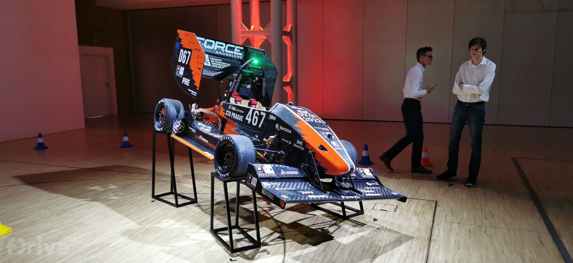 Autonomní elektrická formule DV.01