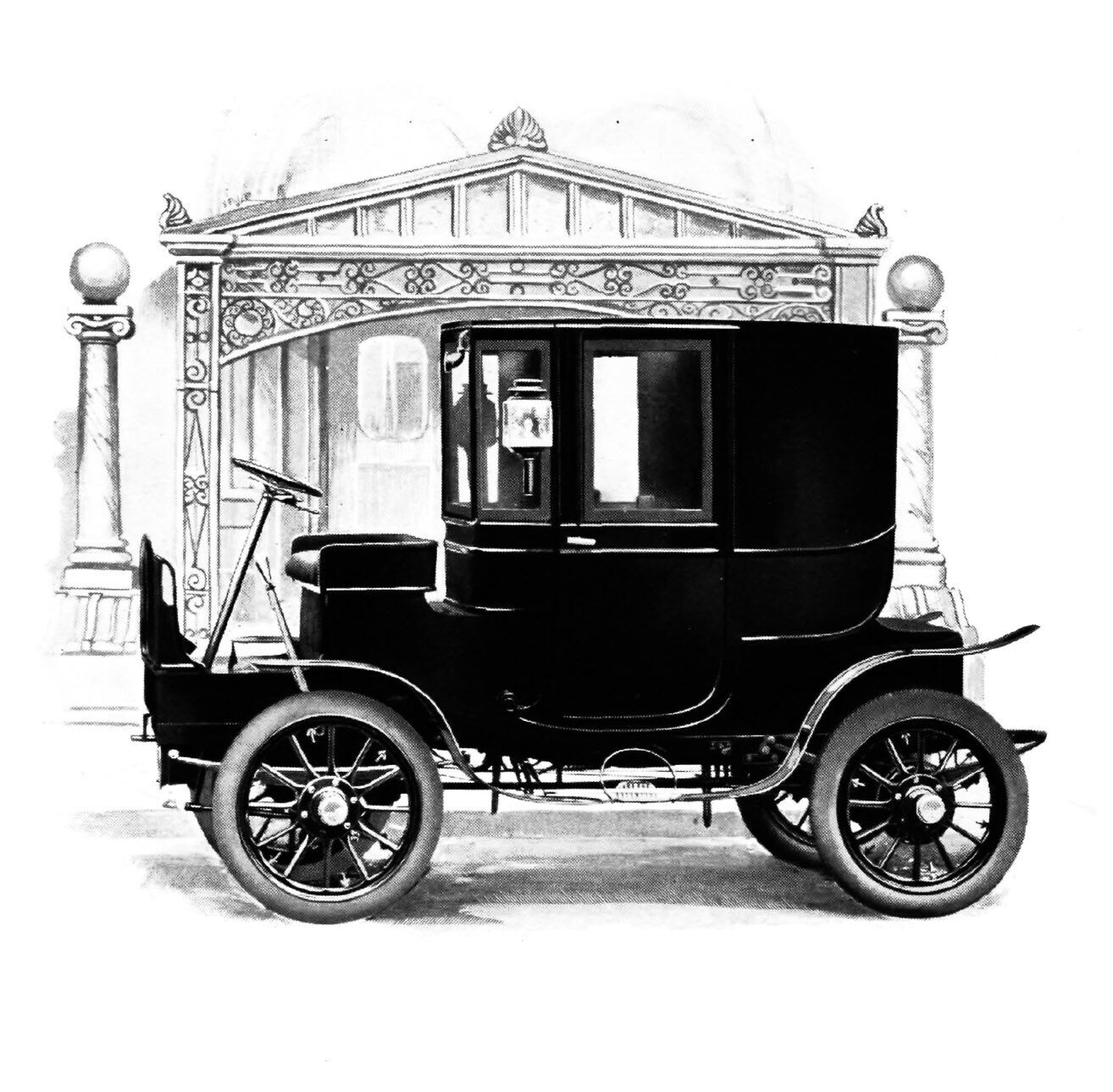 Baker Brougham Exterior Drive
