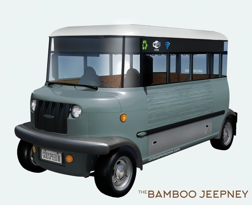 Banati bambusový mikrobus