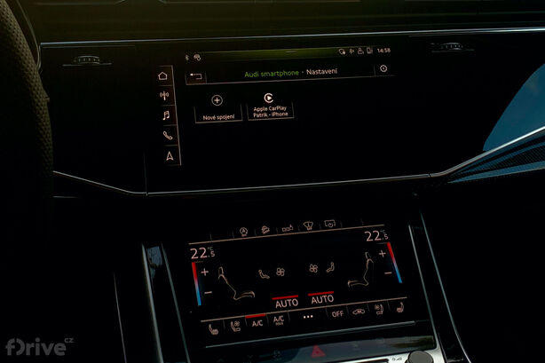 Bezdrátové Apple CarPlay v Audi SQ7