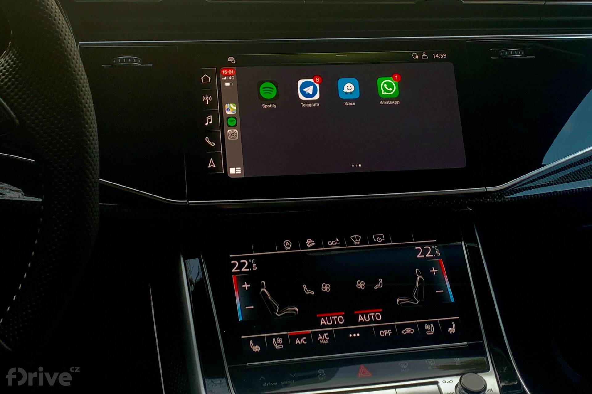 Bezdrátové Apple CarPlay v Audi SQ7