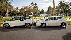 BMW i3 a Nissan Leaf