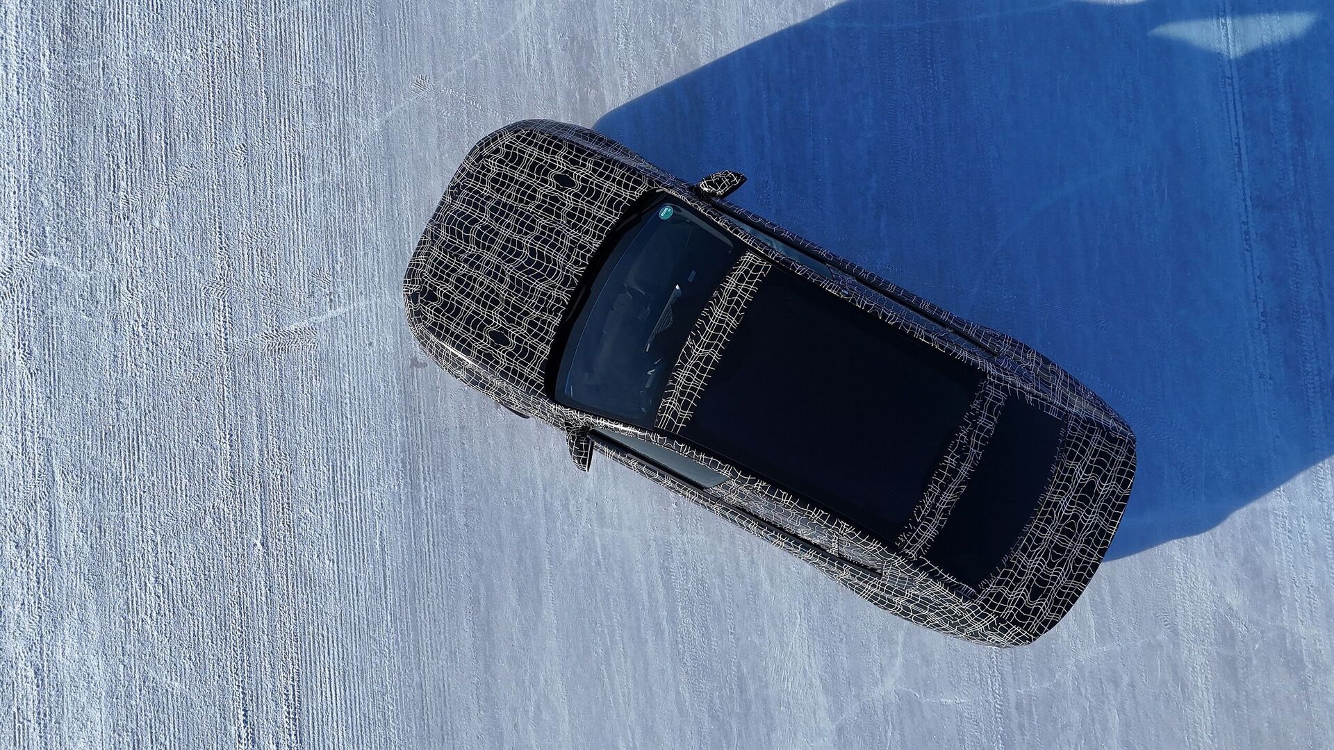 BMW i3 během testování na severu Švédska