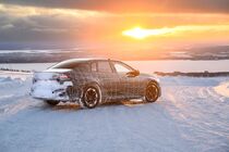 BMW i3 během testování na severu Švédska