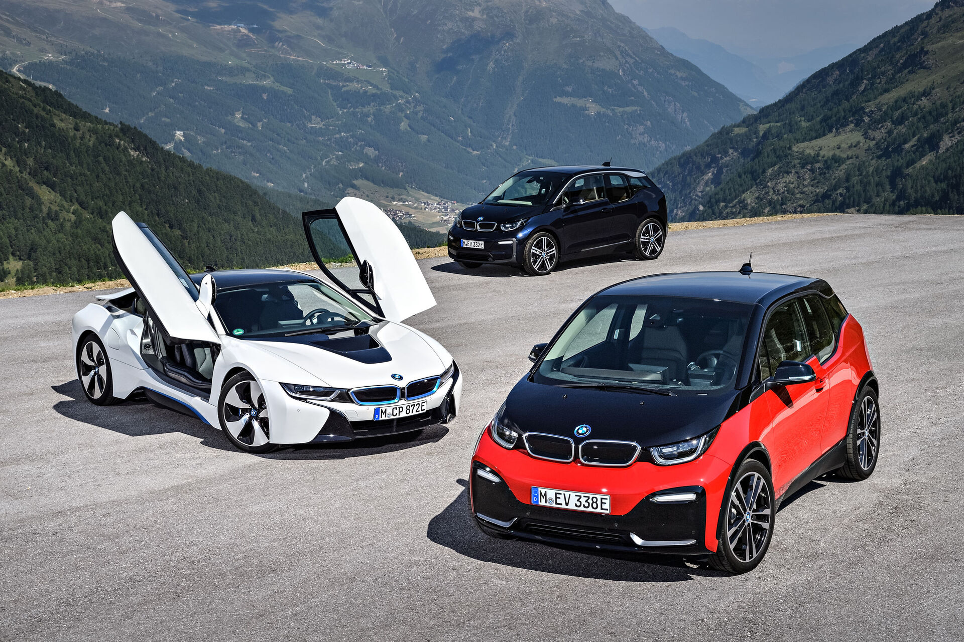 BMW i3s, BMW i3 a BMW i8