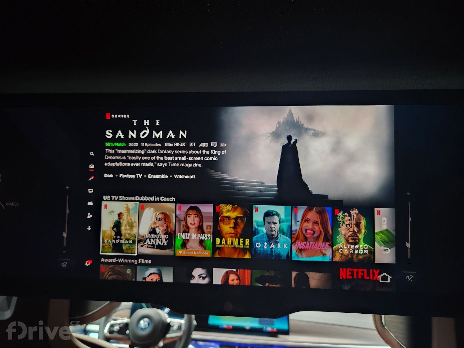 BMW i7 Theatre Screen