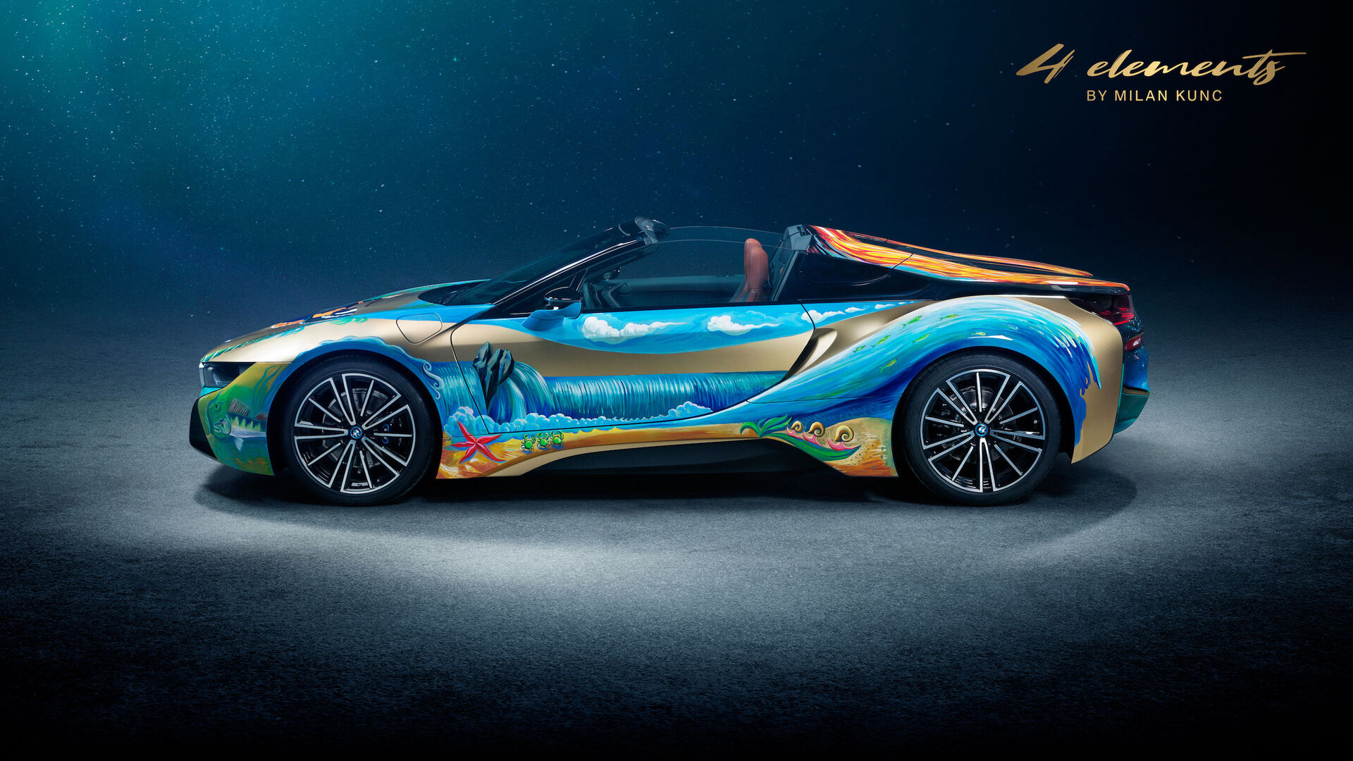 BMW i8 Roadster 4 elements by Milan Kunc