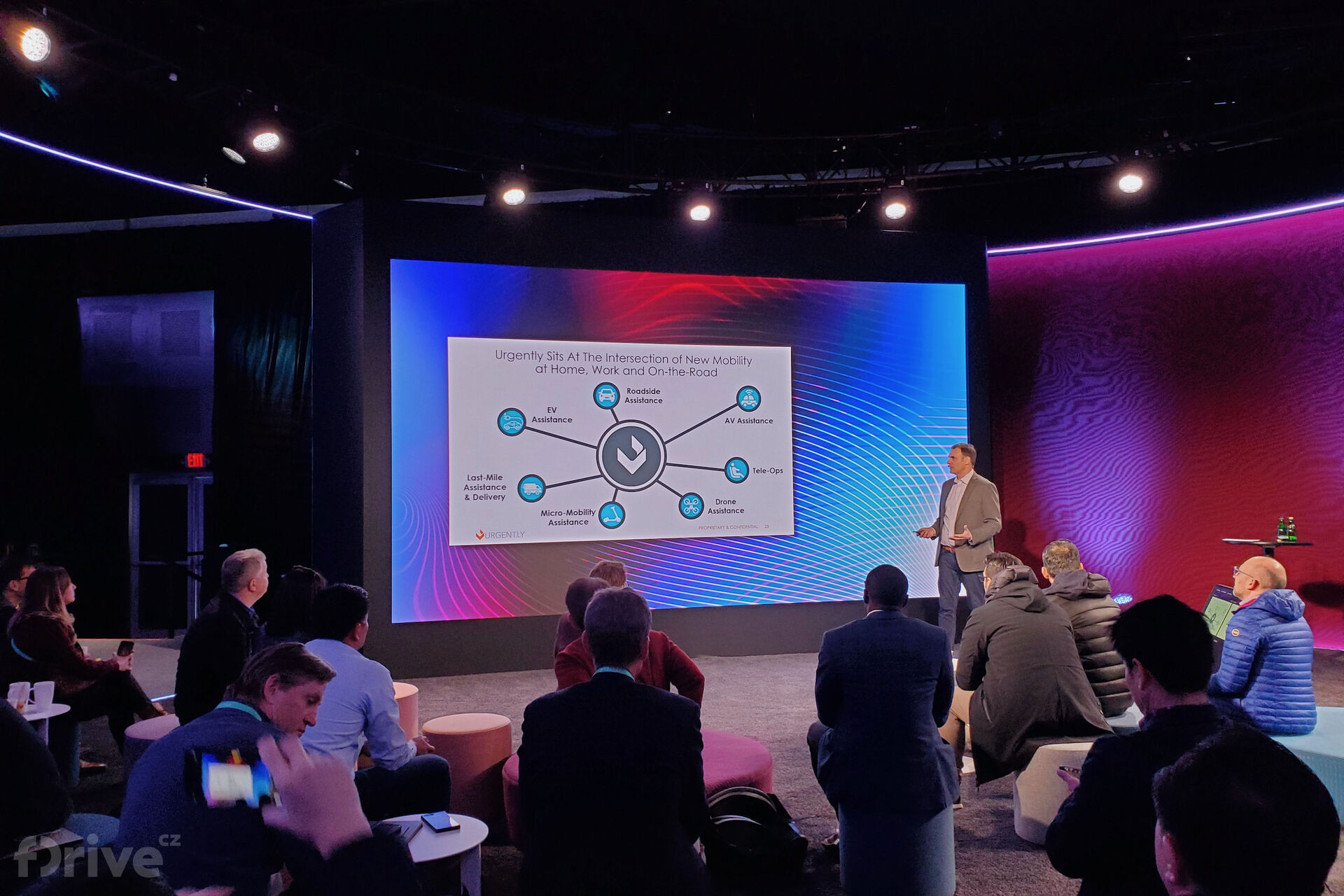 BMW stánek na veletrhu CES v Las Vegas