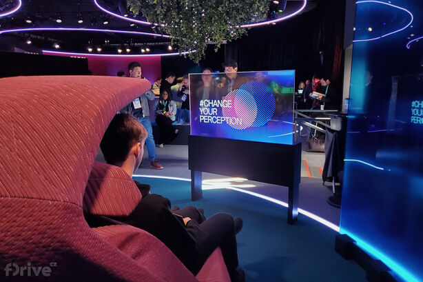 BMW stánek na veletrhu CES v Las Vegas