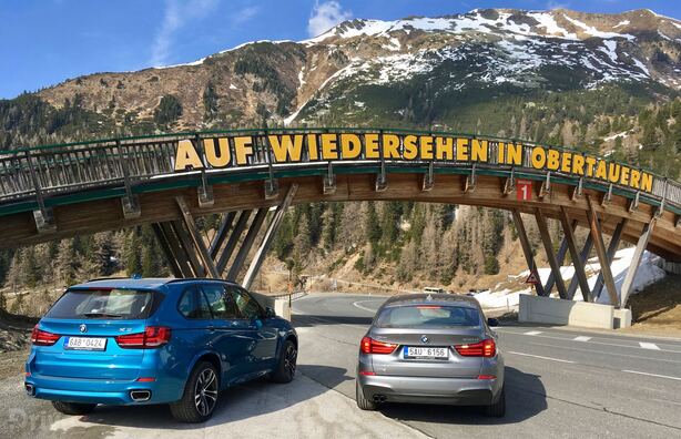 BMW X5 a 530 GT v Obertauernu
