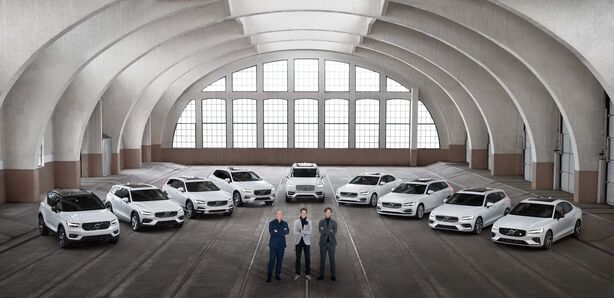 Celá modelová řada Volvo