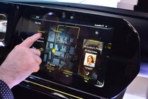 Centrální dotykový displej konceptu Volkswagen