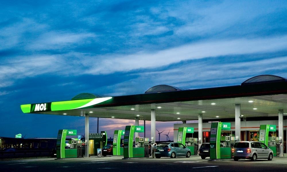 čerpací stanice MOL