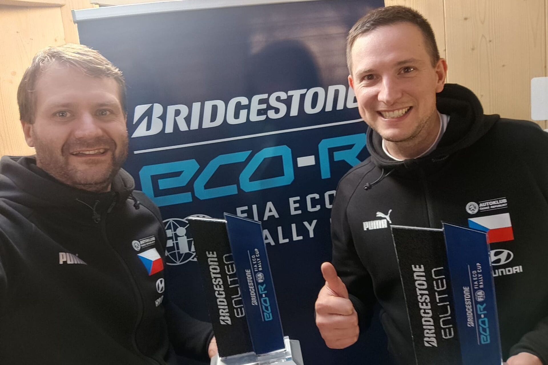 Češi vyhráli Bridgestone FIA ecoRally Cup 2023