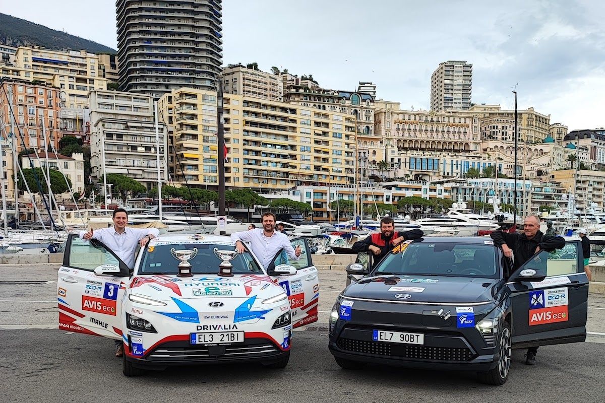 České posádky na e-Rally Monte-Carlo