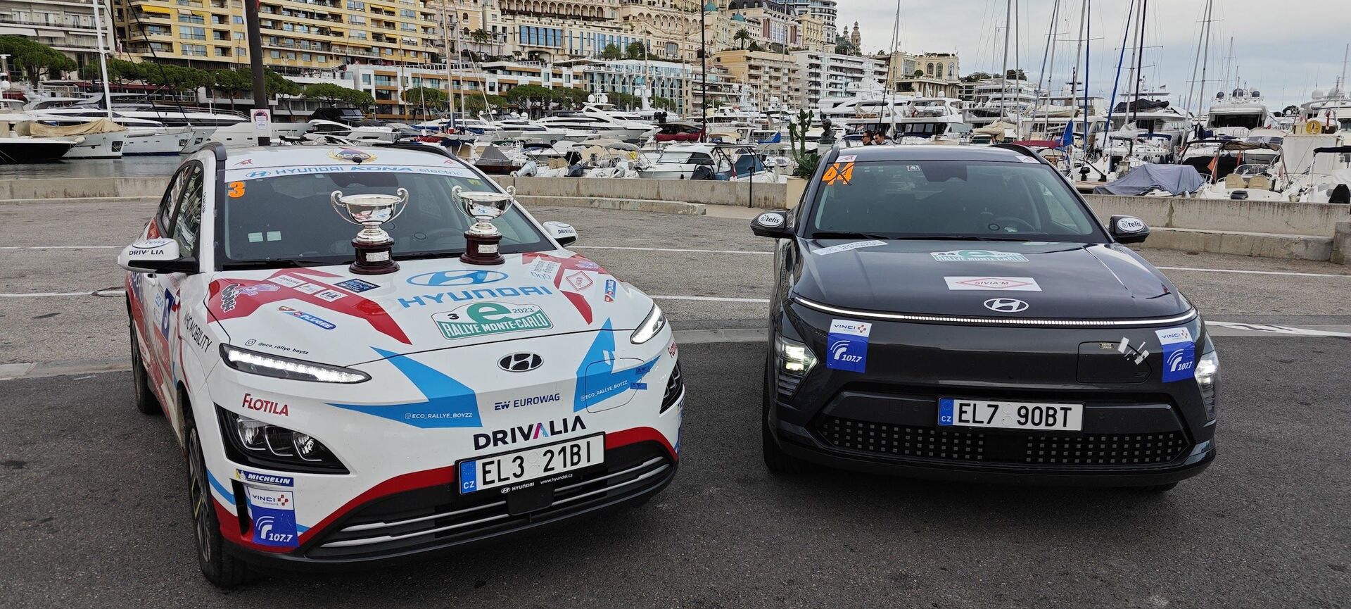 České posádky na e-Rally Monte-Carlo
