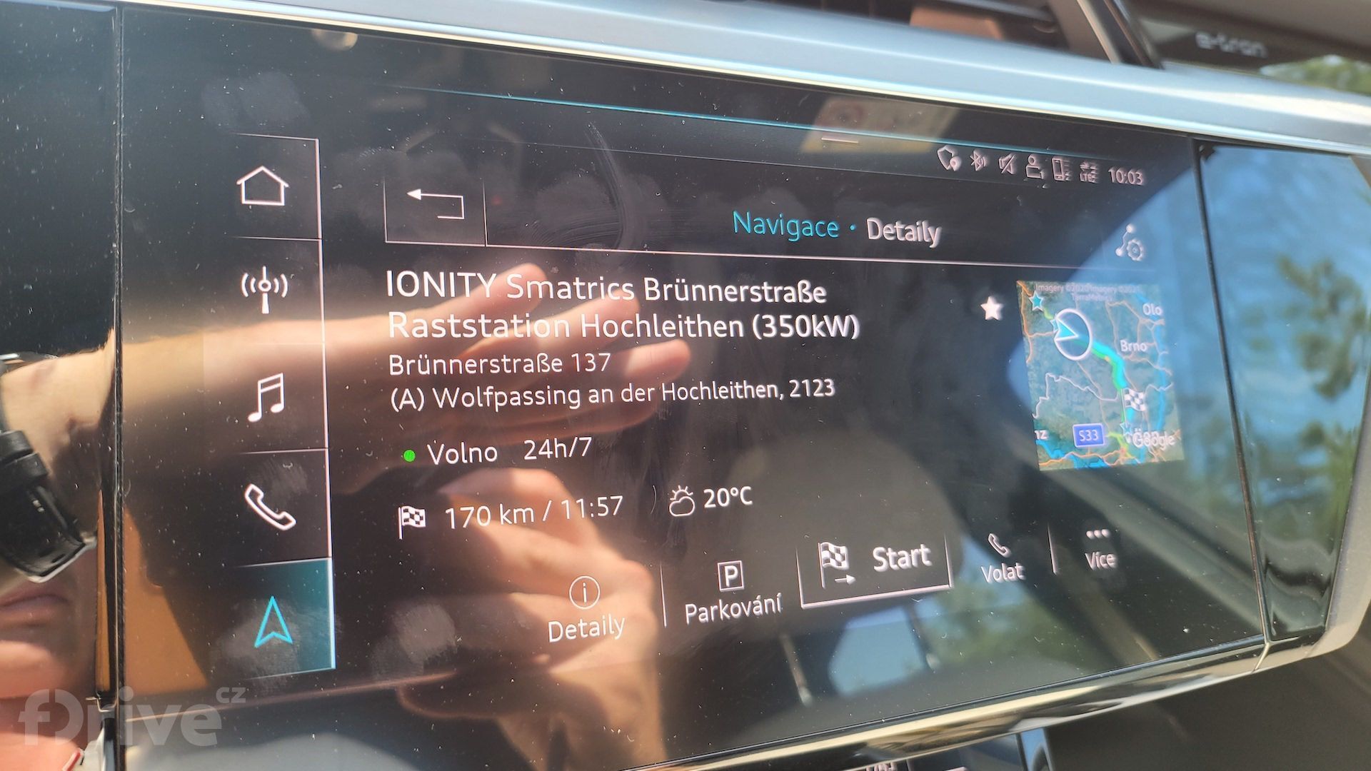 Cesta do Chorvatska  - Audi e-tron