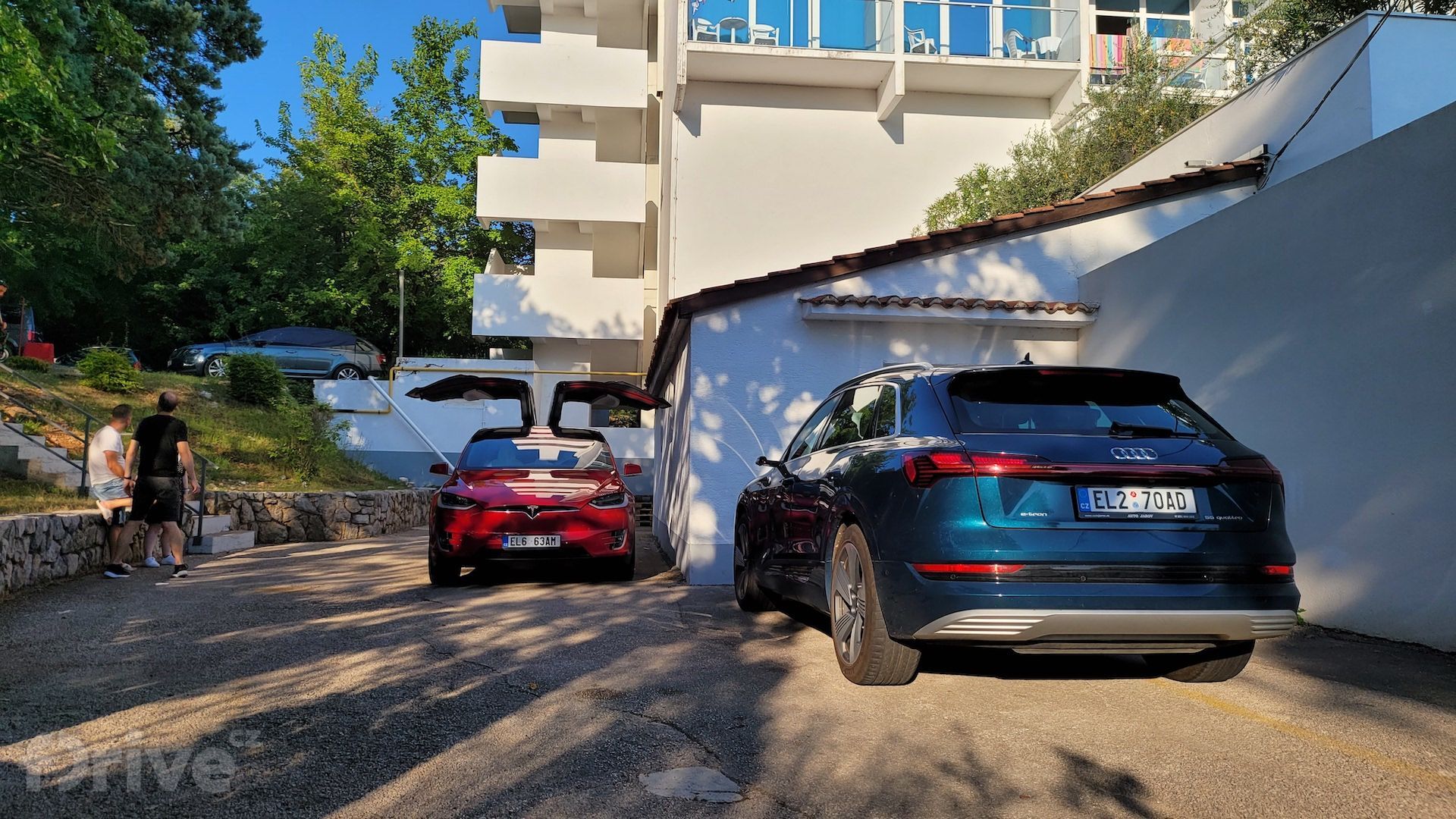 Cesta do Chorvatska  - Audi e-tron