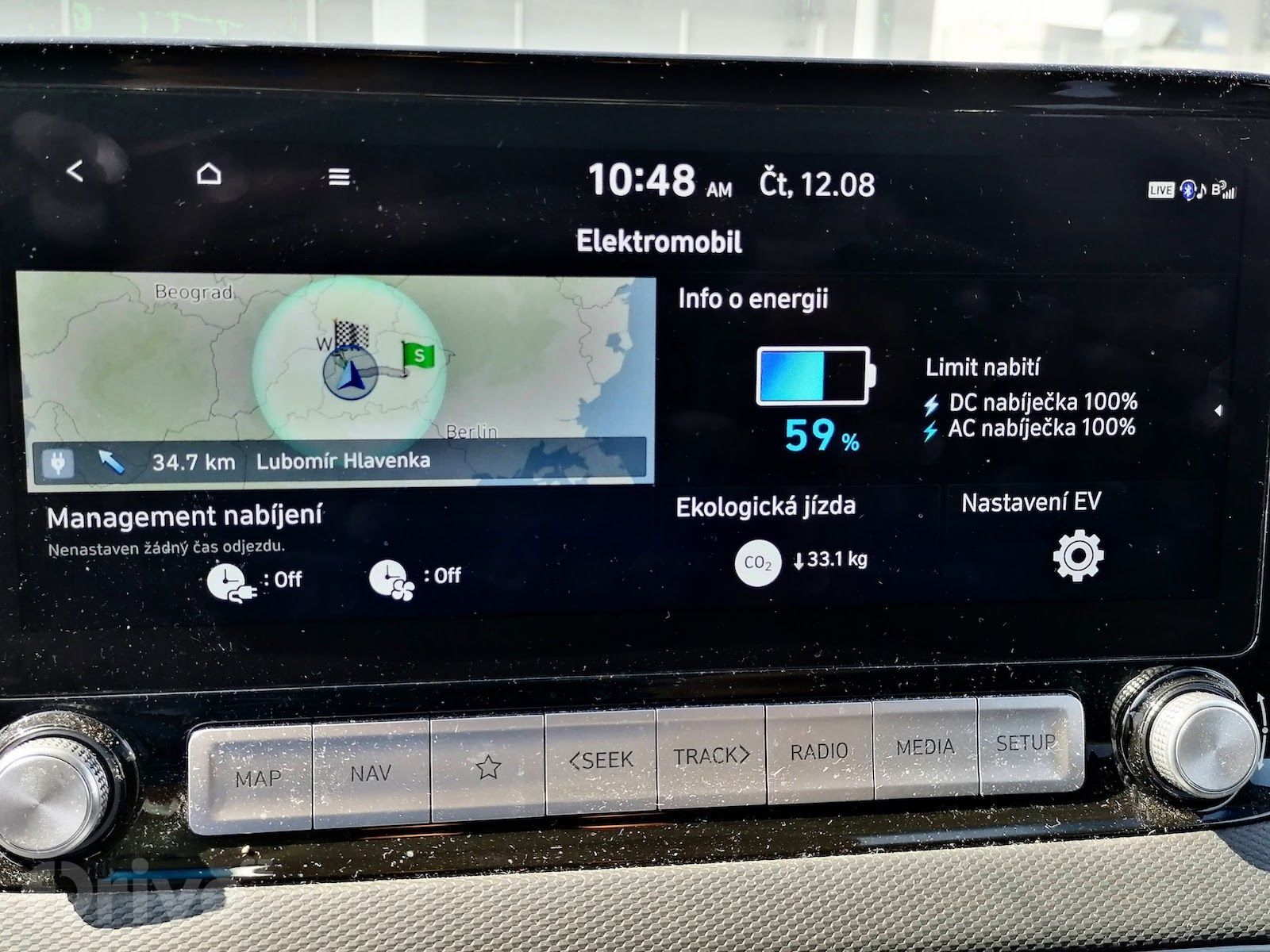 Cesta do Chorvatska - Hyundai Kona