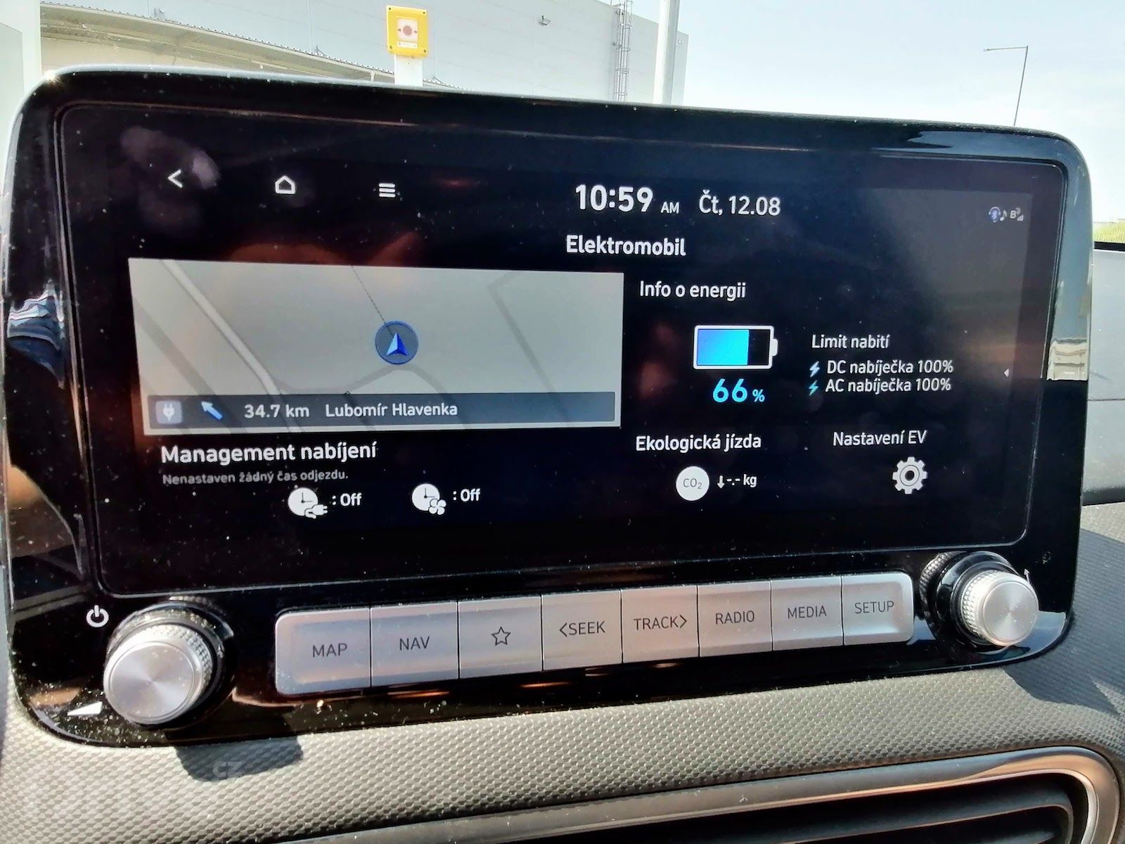 Cesta do Chorvatska - Hyundai Kona