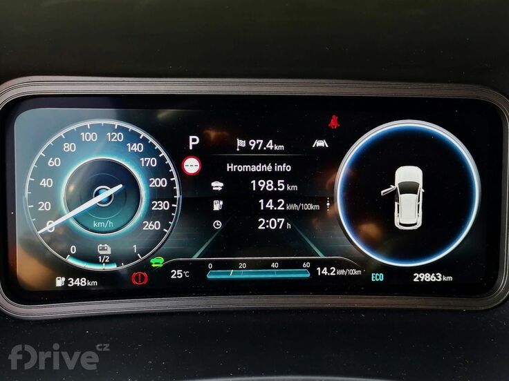 Cesta do Chorvatska - Hyundai Kona