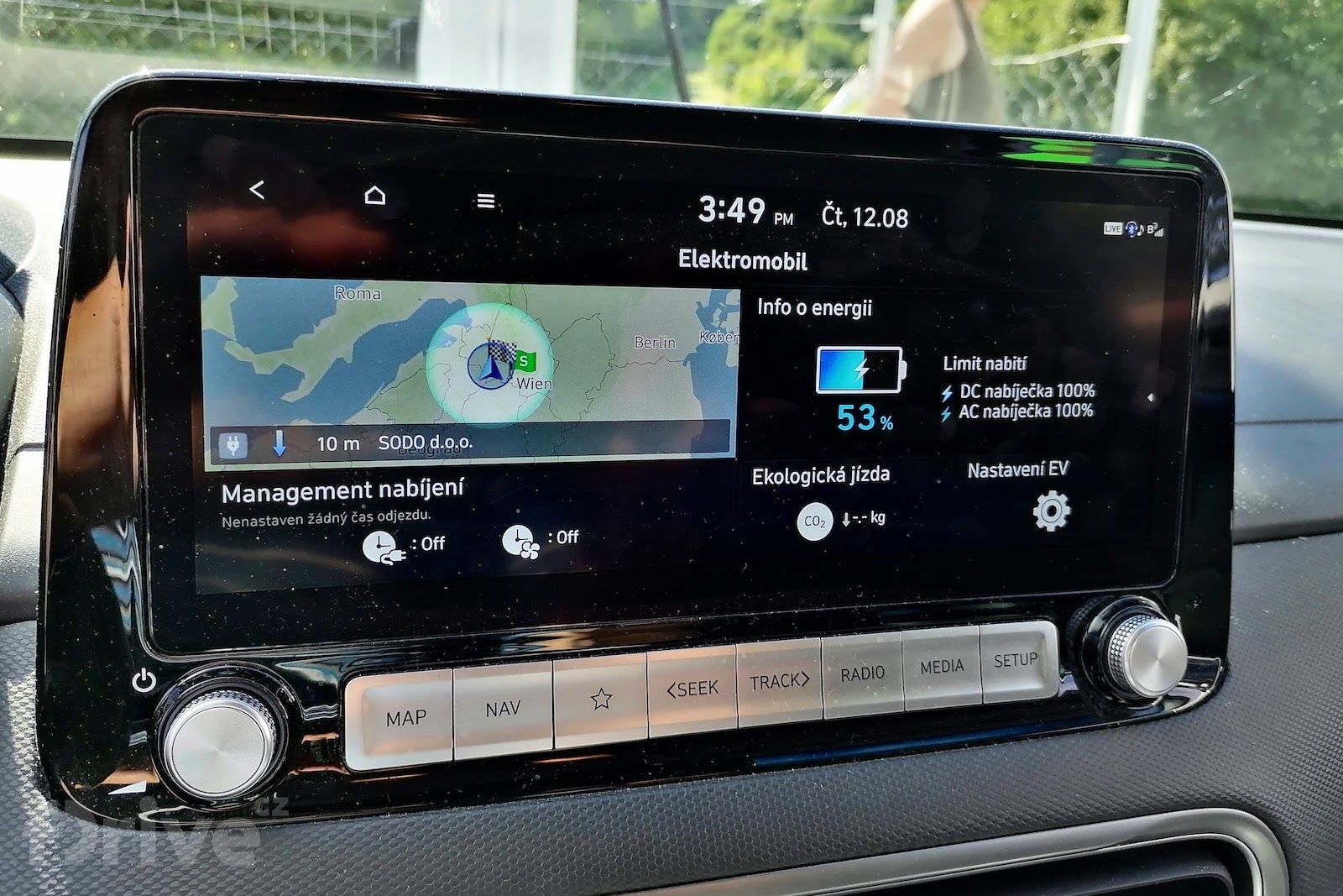 Cesta do Chorvatska - Hyundai Kona