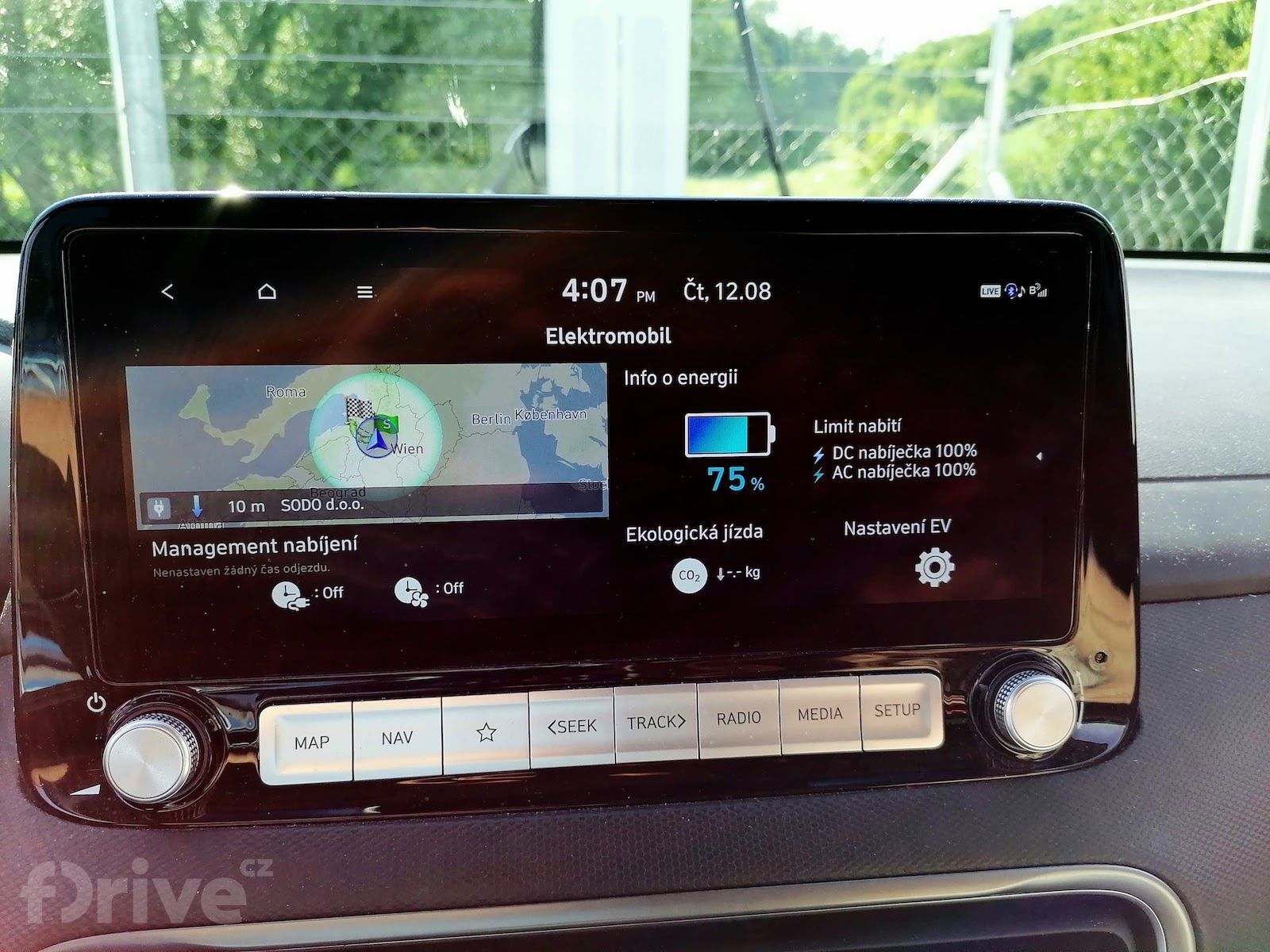 Cesta do Chorvatska - Hyundai Kona