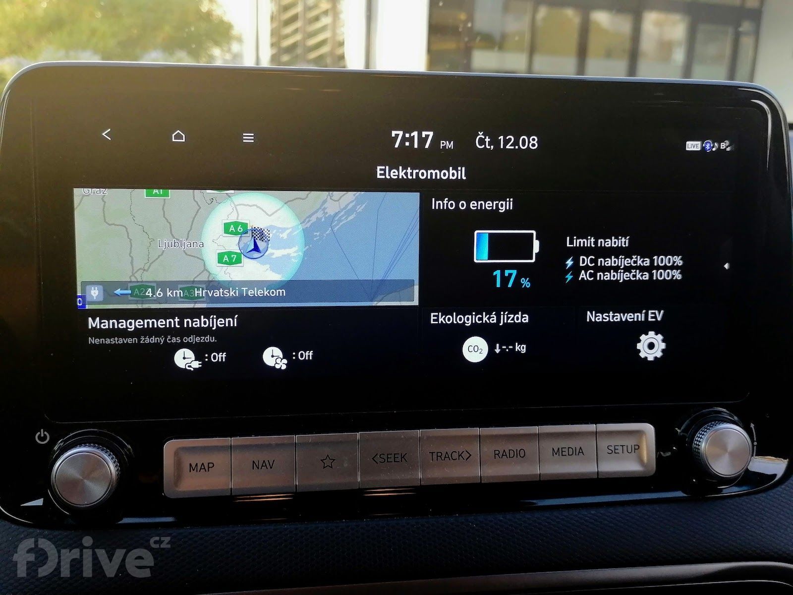 Cesta do Chorvatska - Hyundai Kona