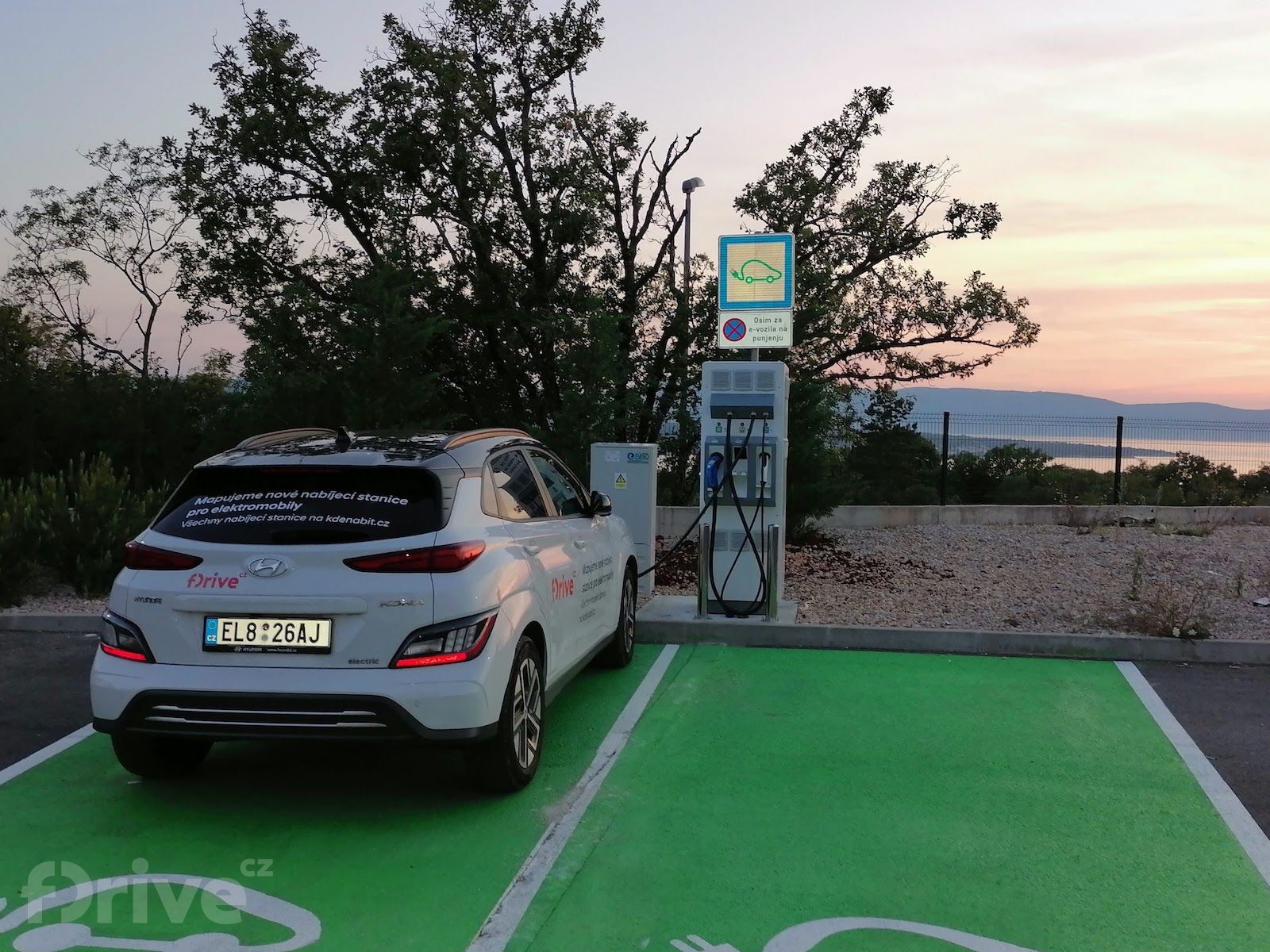 Cesta do Chorvatska - Hyundai Kona