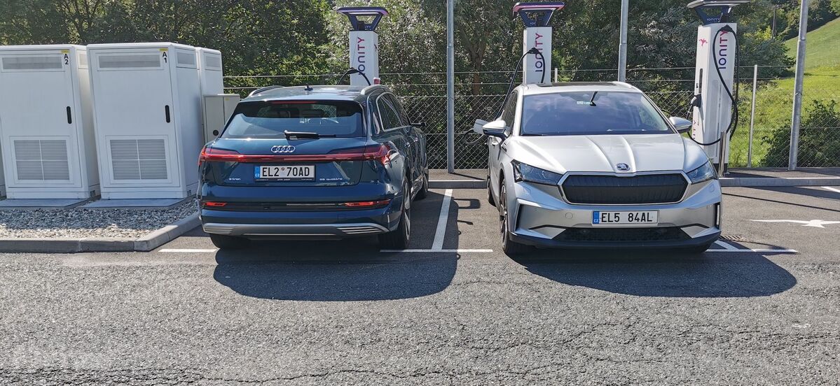 Cesta do Chorvatska - Škoda Enyaq iV