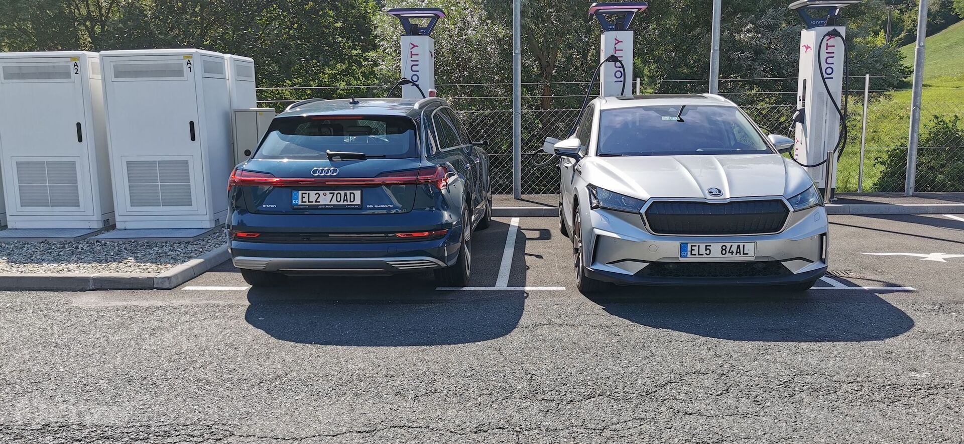 Cesta do Chorvatska - Škoda Enyaq iV