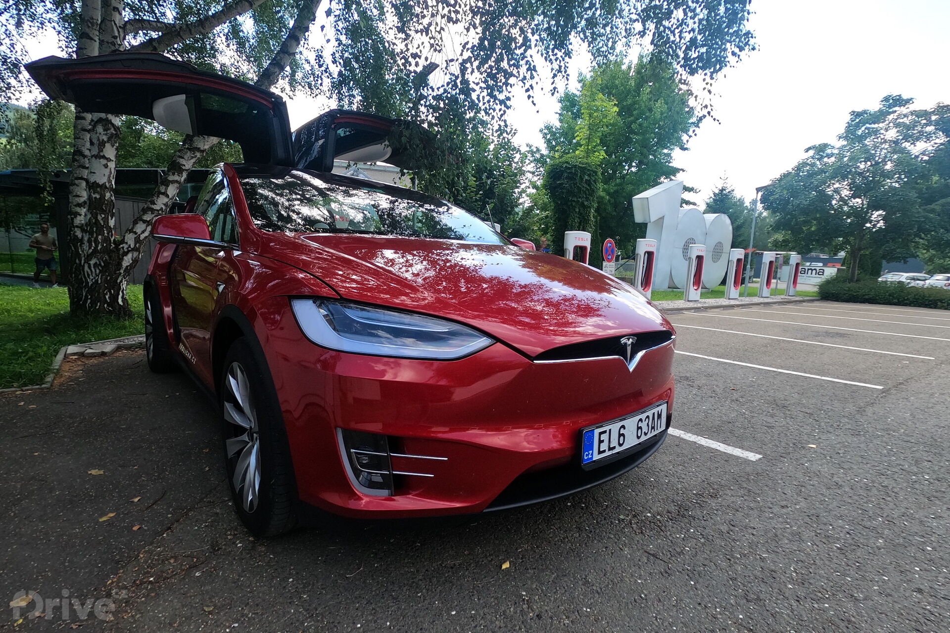 Cesta do Chorvatska - Tesla Model X