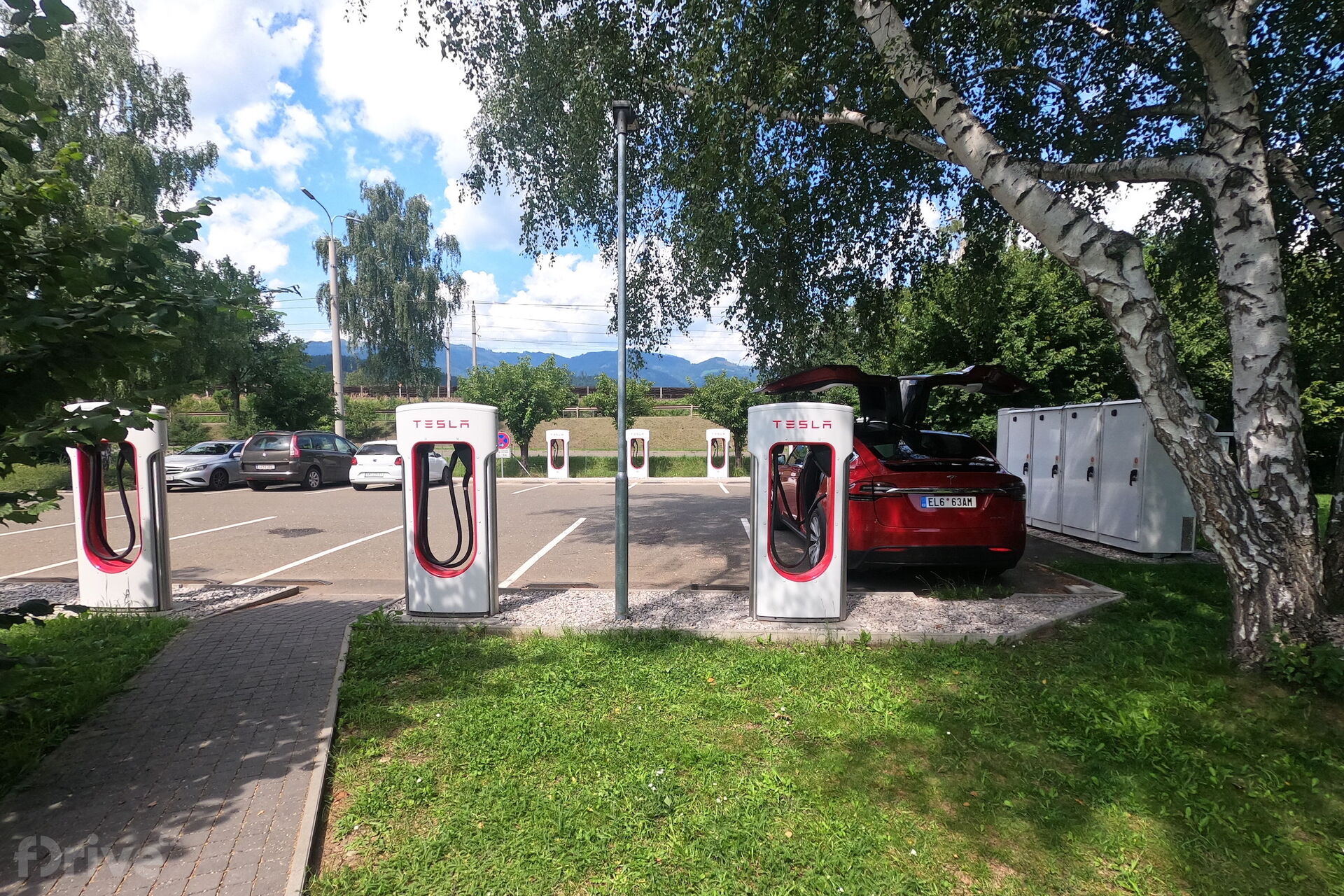 Cesta do Chorvatska - Tesla Model X