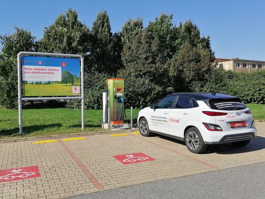 ČEZ, Beroun, Obchodní ul., OC Kaufland
