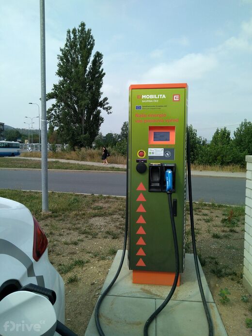 ČEZ, Beroun, ul. Na Podole, parkoviště u nádraží