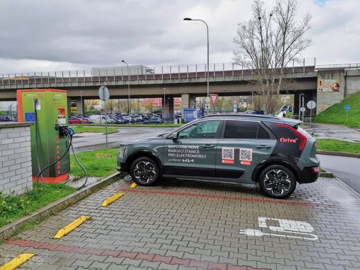 ČEZ, Beroun, ul. Na Podole, parkoviště u nádraží
