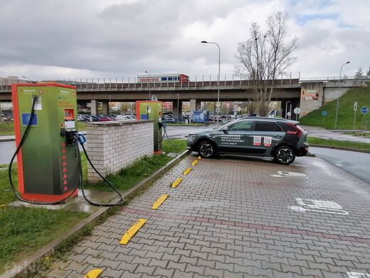 ČEZ, Beroun, ul. Na Podole, parkoviště u nádraží