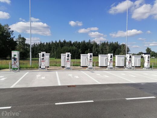ČEZ, dálnice D1, 96. km směr Praha, odpočívka Mikulášov - Herálec, ČS MOL