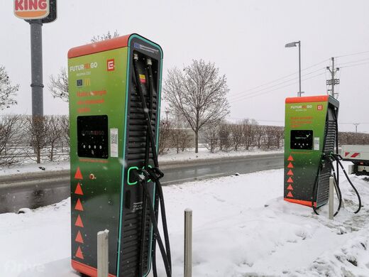 ČEZ, dálnice D1, exit 66 - Loket, restaurace McDonald's