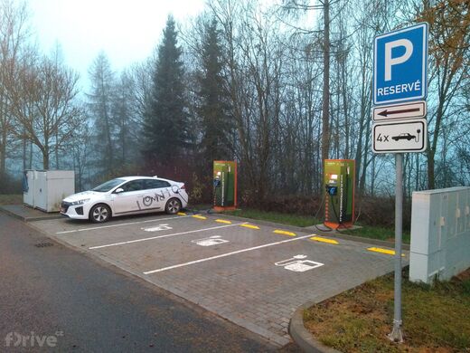 ČEZ, Domažlice, Kozinova ul., ČS Benzina