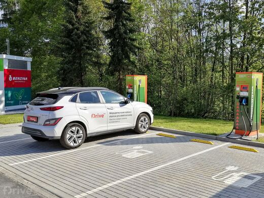 ČEZ, Domažlice, Kozinova ul., ČS Benzina
