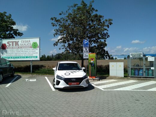 ČEZ, Jaroměř, Hradecká ul., ČS Benzina