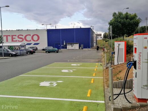 ČEZ, Klatovy, Domažlická ul., Tesco