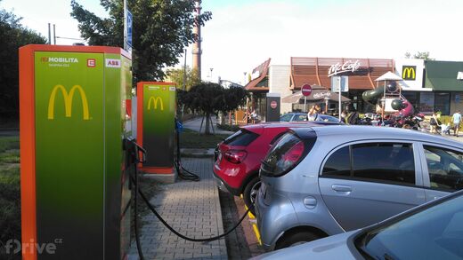 ČEZ, McDonald's v Písku